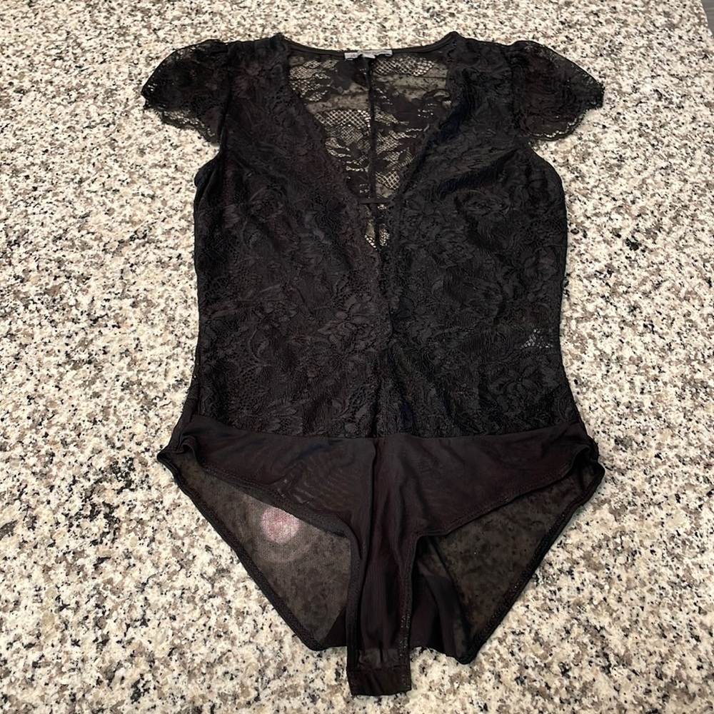 Black Lace Bodysuit (M)